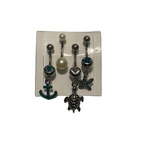 BEACH VIBES BELLY RING SET​​​​​​​​